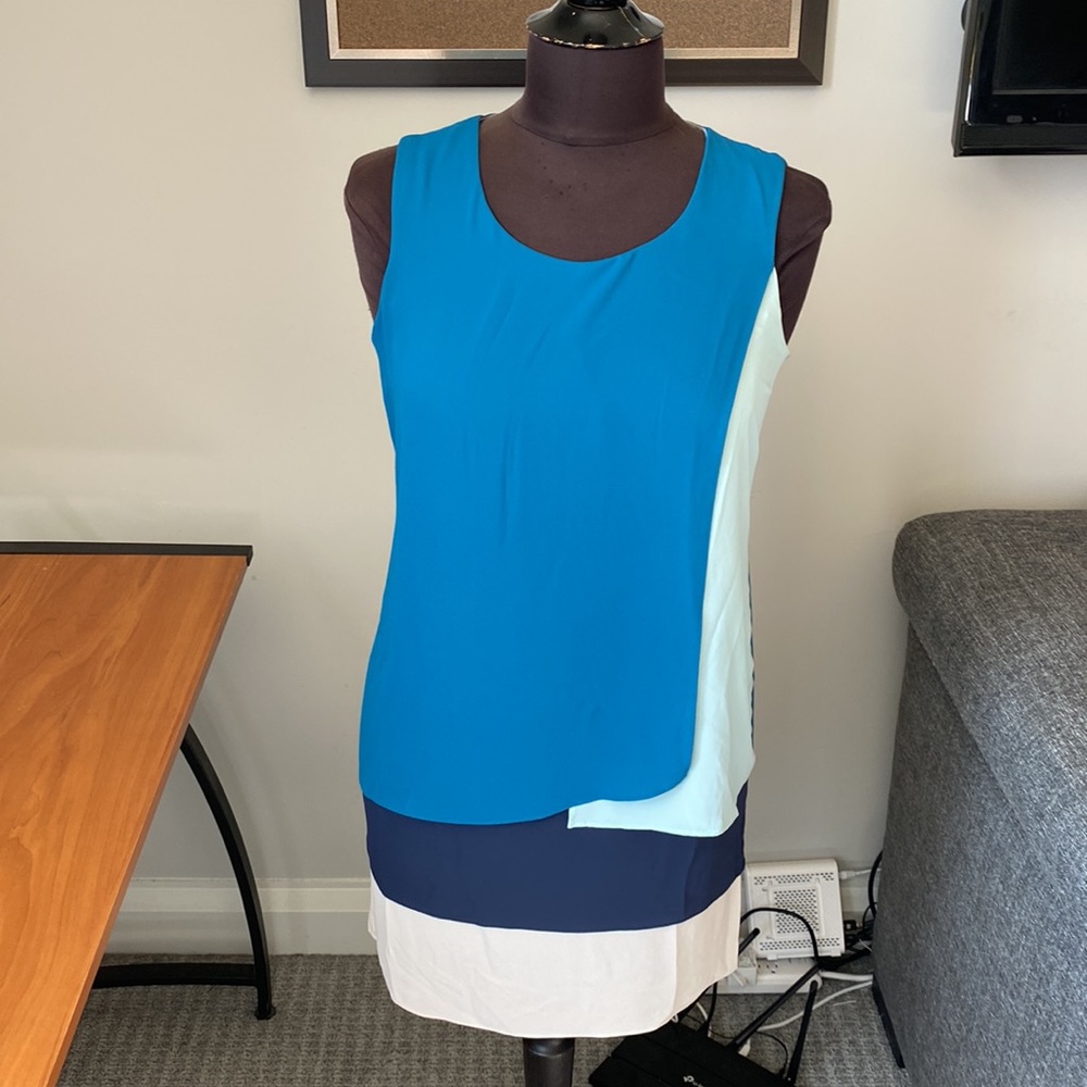 BCBGMaxAzria Tiered Chiffon Dress